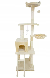 VEĽKÉ VYSOKÉ ŠKRABIDLO NA MAČKY PRE MAČKY VEŽA, POSTEĽNÝ DOMČEK, SV.